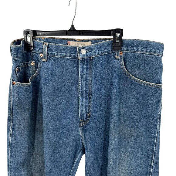 Levis 517 Mens Boot Cut Jeans Size 40x34 Blue Denim Straight Leg Classic Fit - Picture 2 of 8